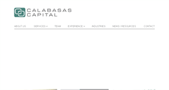 Desktop Screenshot of calabasascapital.com